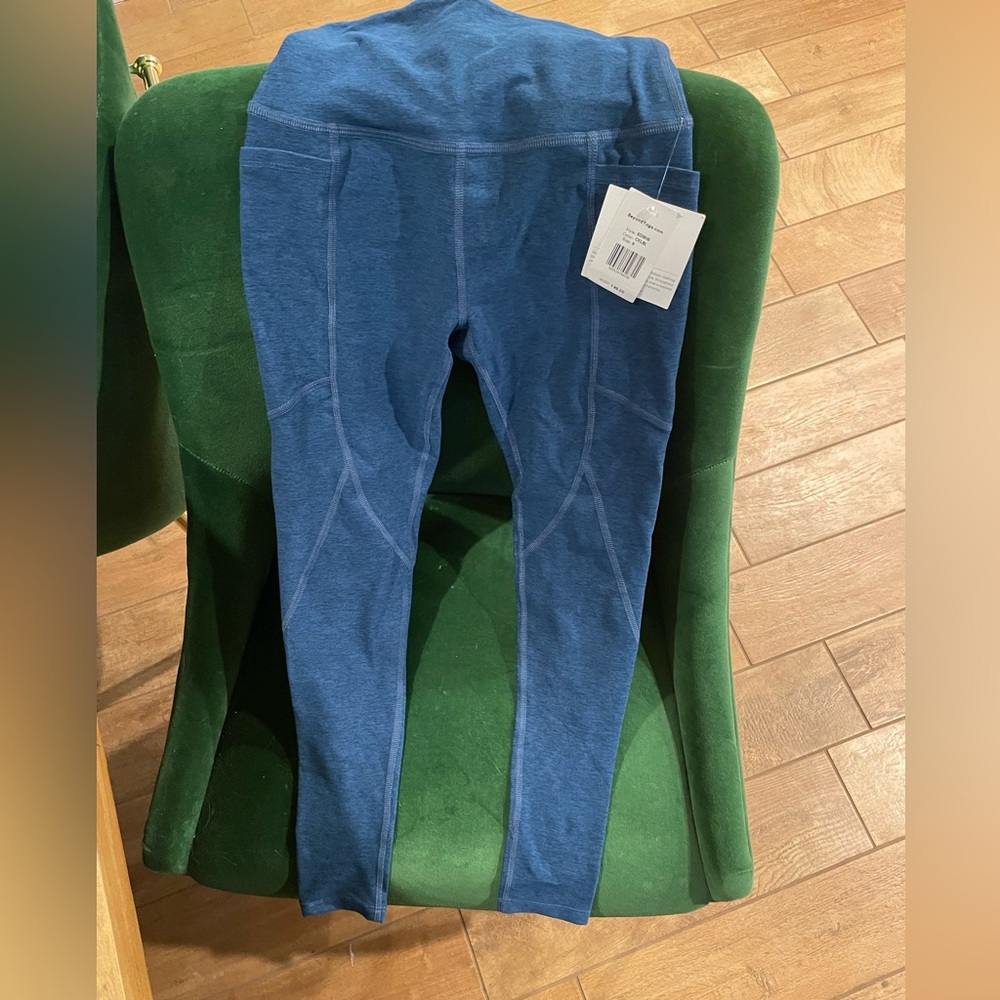 Beyond yoga blue high waisted leggings